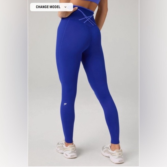 Fabletics Pants - NWT- Fabletics Boost PowerHold HW Legging -ADMIRAL BLUE/ SAPPHIRE SKY(27”inseam)